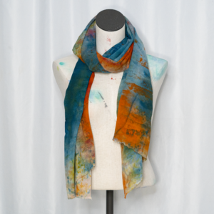 Teal Technicolor Slim Wrap