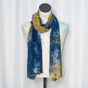 Navy Meadow Slim Wrap