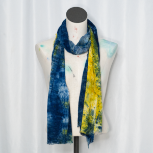 Mustard Navy Slim Wrap