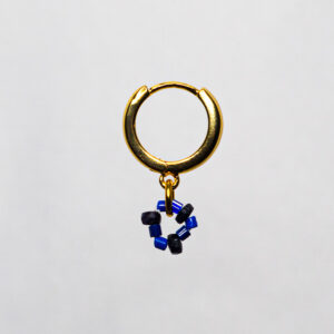 Navy Sapphire Earrings