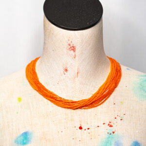 Deep Orange Necklace