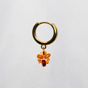 Tangerine Opal Earrings