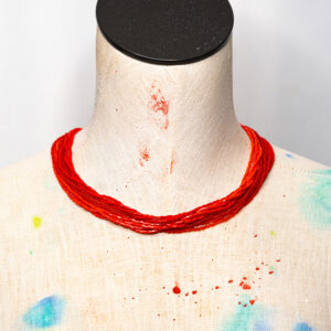 Coral Red Necklace