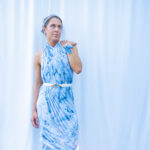 Wedgwood Drape Shawl