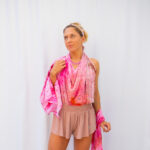 Powder Pink Halter Scarf