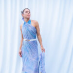 Periwinkle Drape Shawl